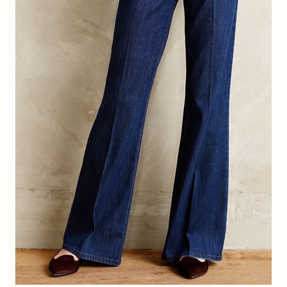 Anthropologie/Level 99 Tanya High Rise Flare